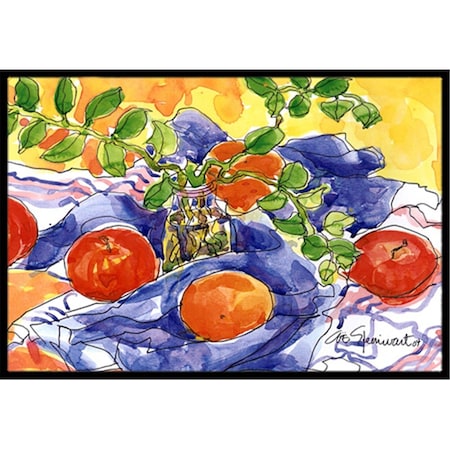 Carolines Treasures 24 x 36 in. Apples Indoor Or Outdoor Mat 6047JMAT